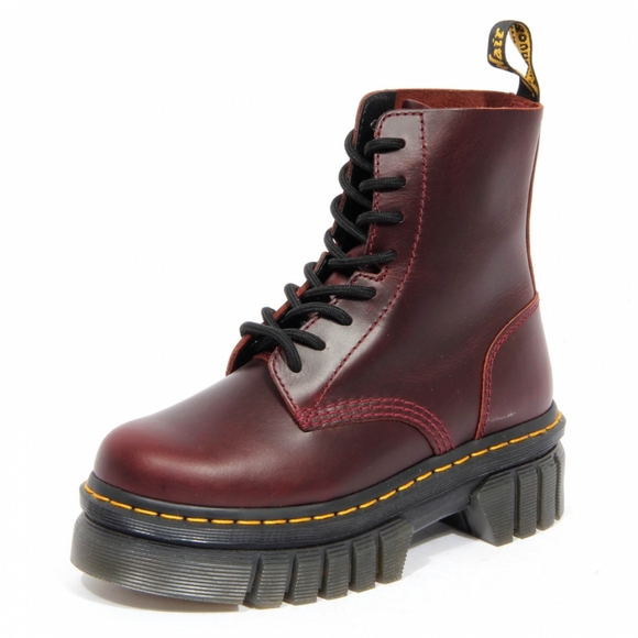 SOLD Dr Martens Audrick Boots on Charro Burgundy Leather sz 10 Women's - Picture 8 of 8